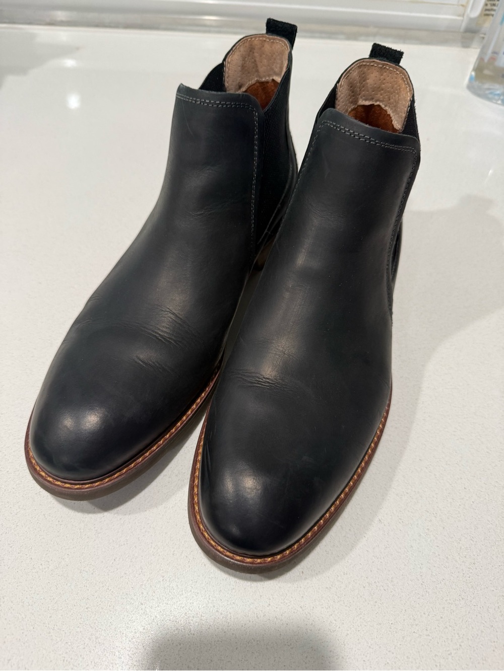 Florsheim Black Leather Chukka Chelsea Boots